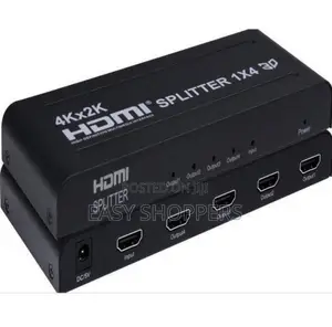 Hdmi Splitter 4 Way 1080p1 X 4 Way HDMI Splitter - Black