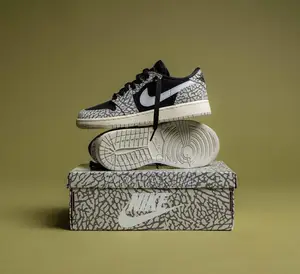Air Jordan 1 Low Elephant Print in Stock