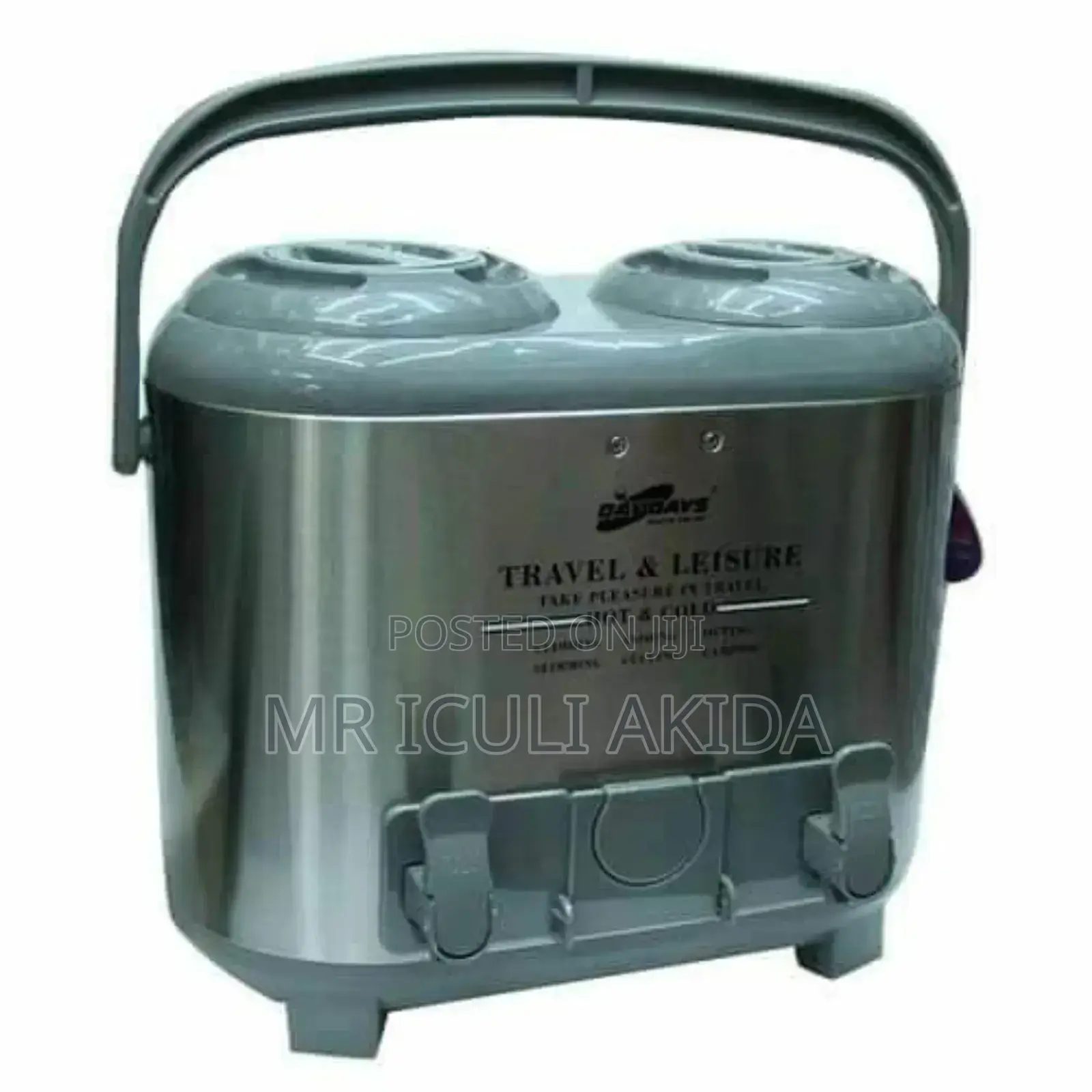 15L Litre Twin Flask Hot Cold Beverage Dispenser