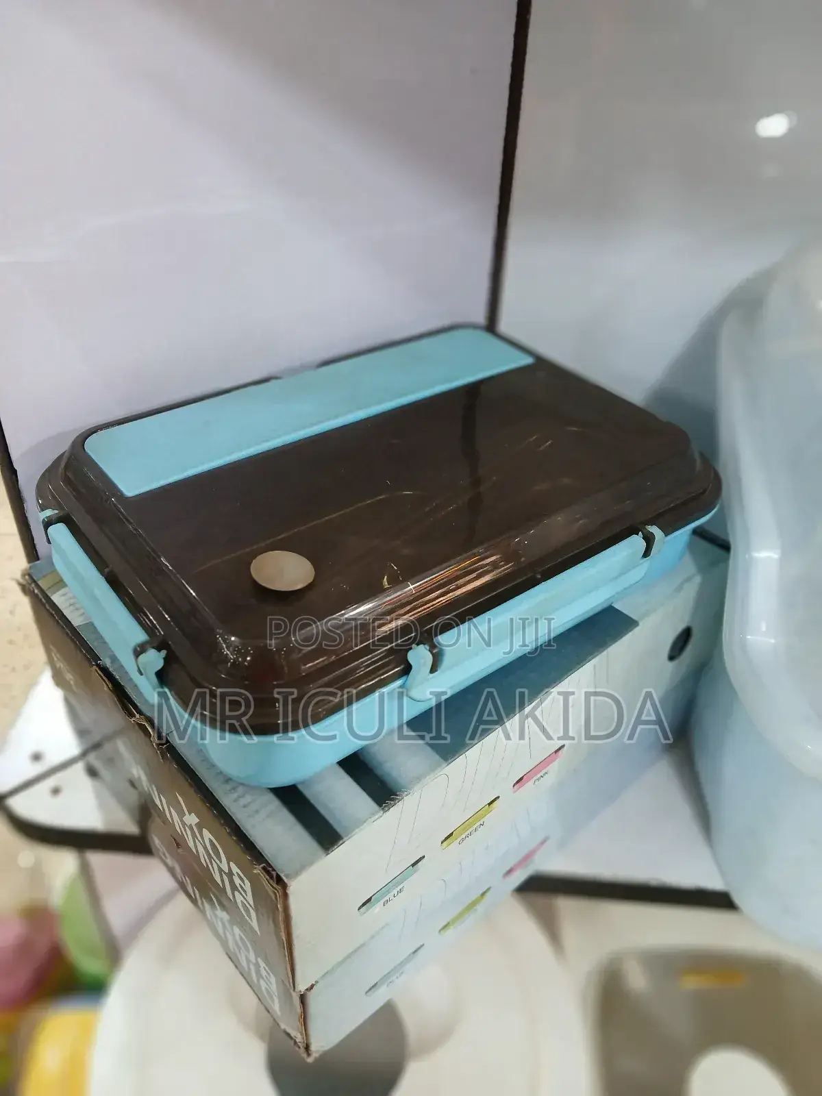 Stainless Steel 3scompartment Portable Lunch Box Container