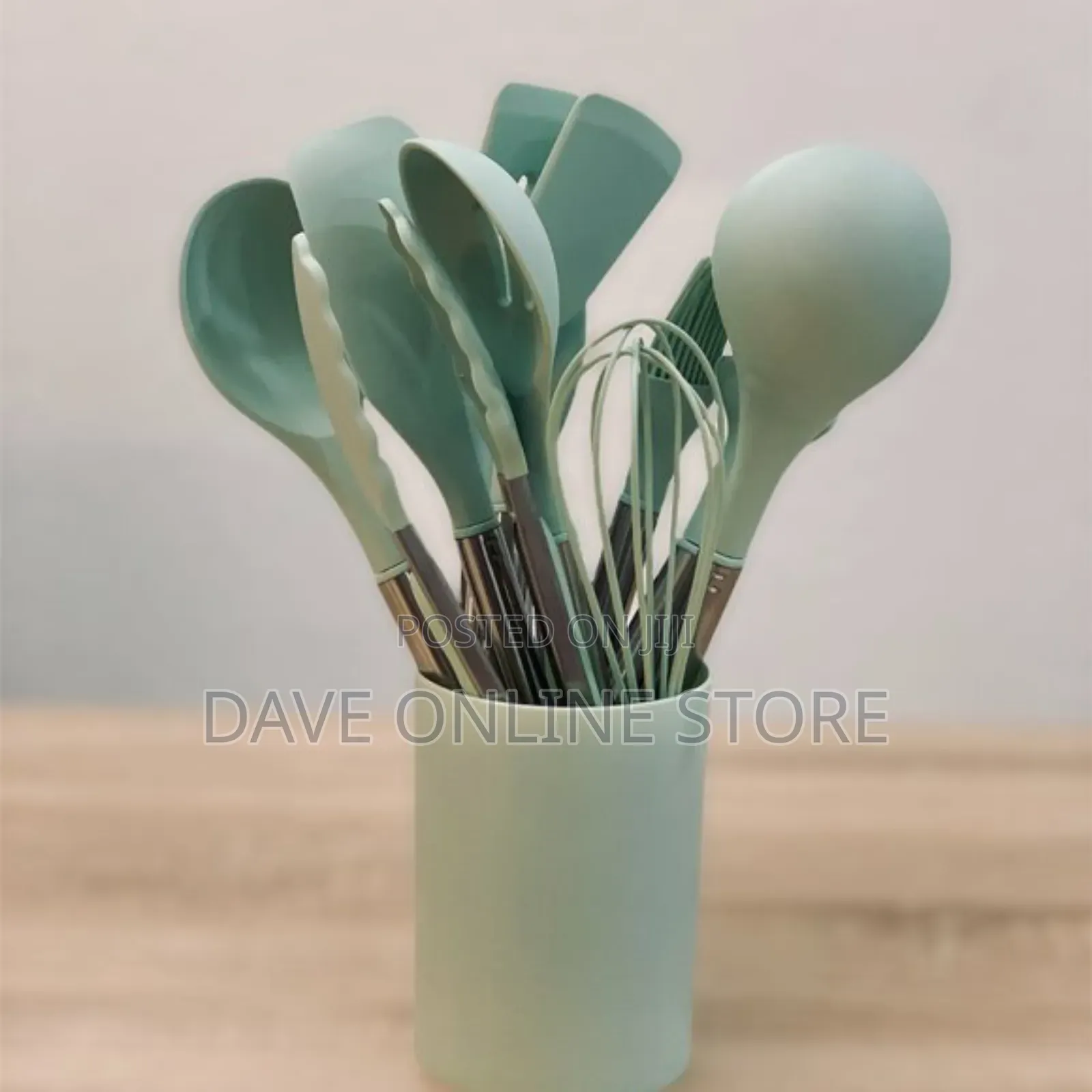 11 PCS Silicone Utensils Set Food Grade Steel for Cooking