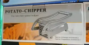 Stainless Steel Double Blade Kitchen Potato Chipper