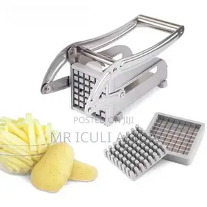 Stainless Steel Double Blade Kitchen Potato Chipper