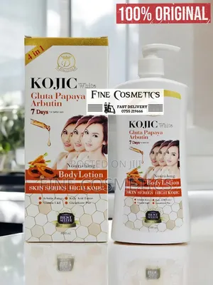 NEW KOJIC WHITE Glutathione 7days Skin Whitening Lotion