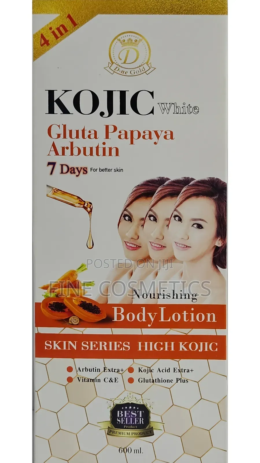 NEW KOJIC WHITE Glutathione 7days Skin Whitening Lotion