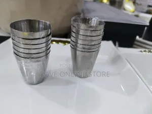 12 Pieces Toti Shot Metal Glasses