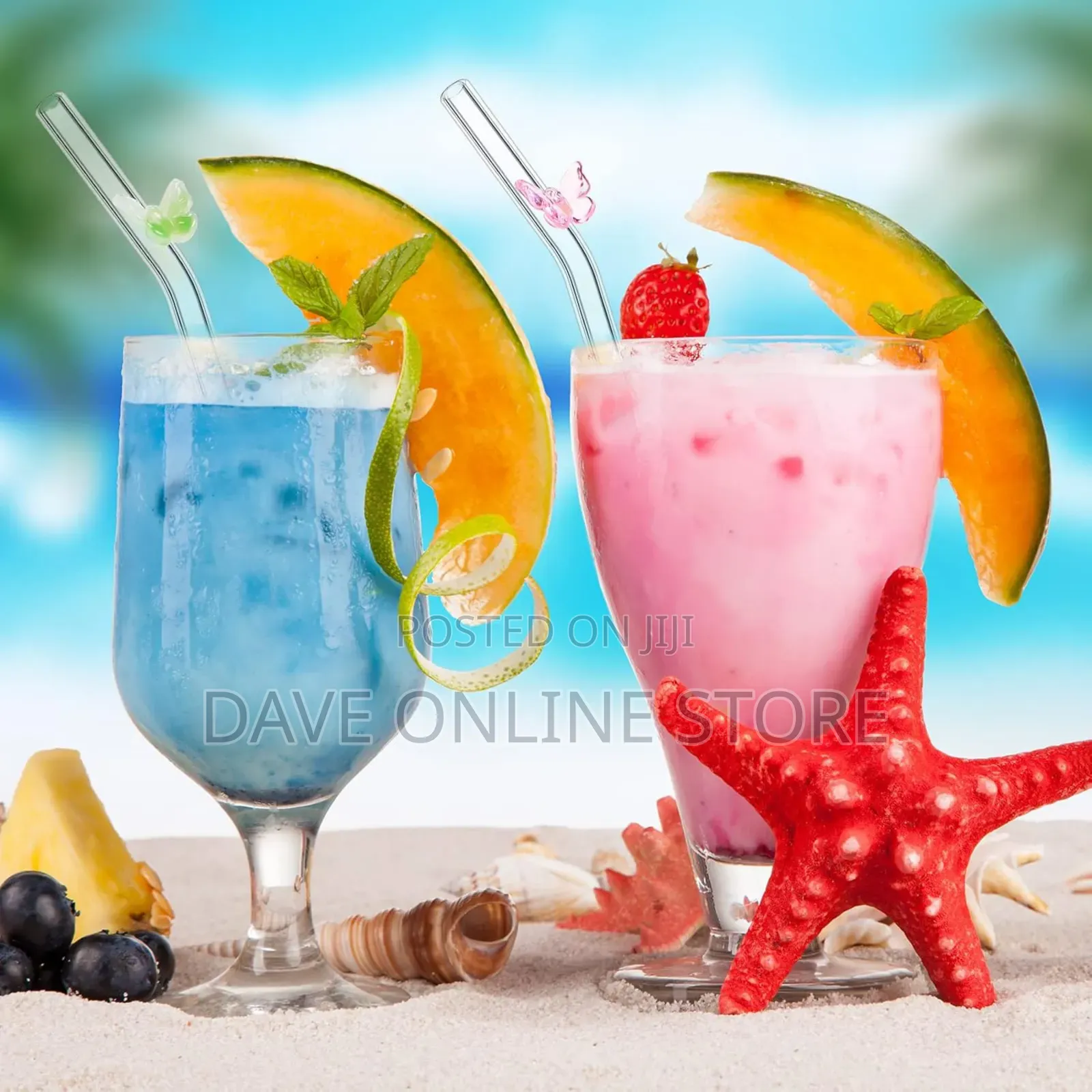 Cocktail Glass Straws