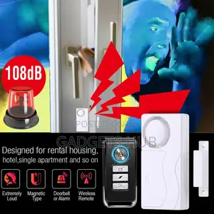 Wireless Anti-Theft Remote Magnetic Door Sensor Alarm