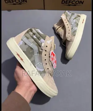 Original Sk8 Hi Vintage Vans Off the Wall High Top Shoes