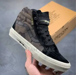 Photo - Original Sk8 Hi Vintage Vans Notchback Multi Cam Black
