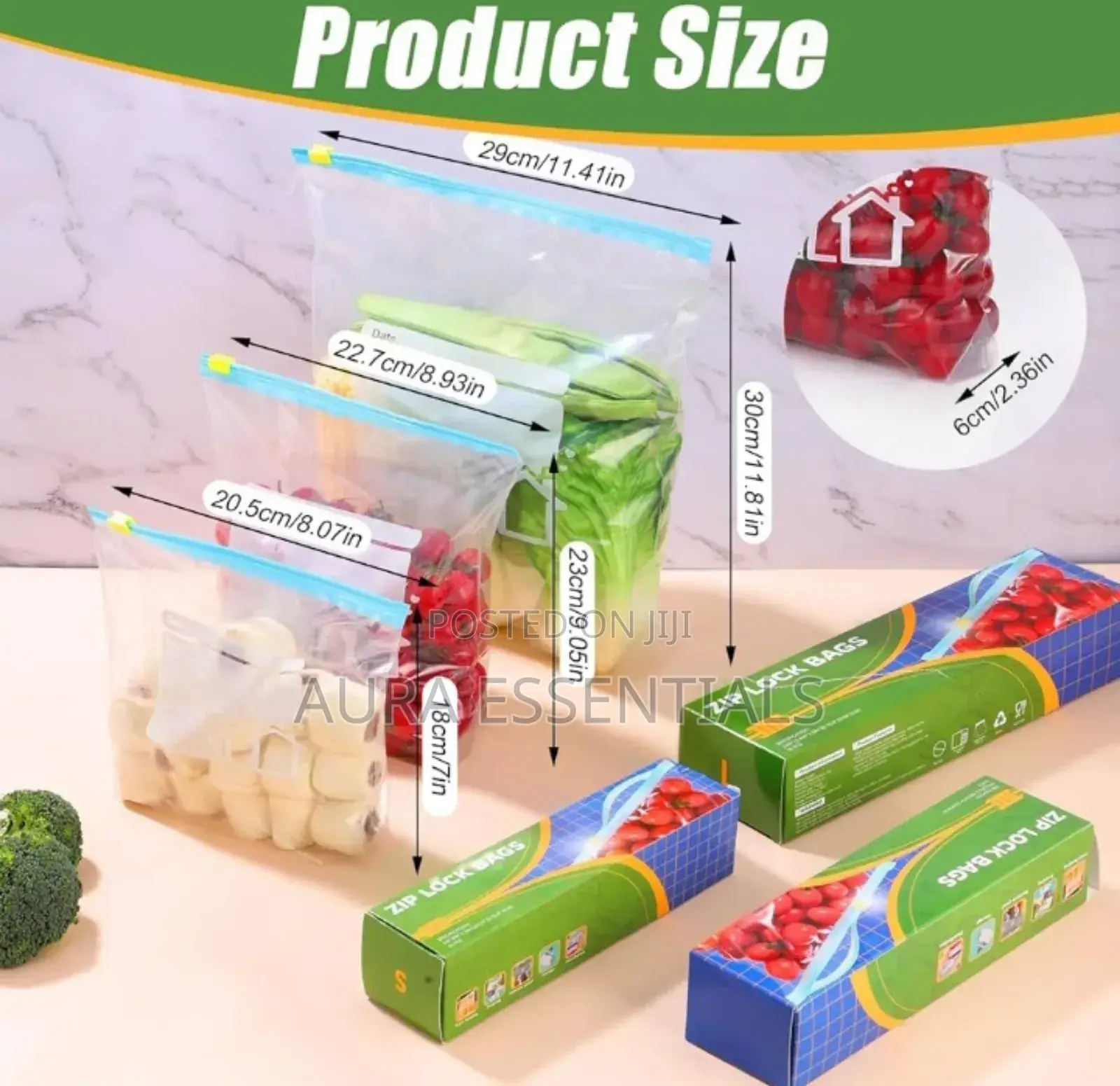 Thicken Transparent Food Preservation Bags