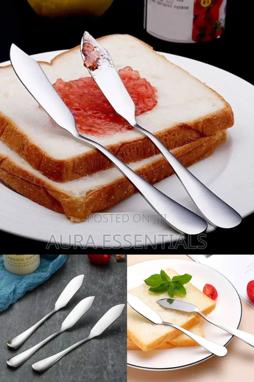 Elegant Stainless Steel Butter Knifes(12pcs)