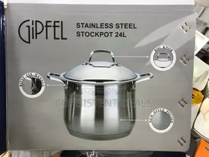 24L Stainless Steel Stockpot Set