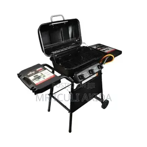 3burner Commercial Outdoor Propane Gas BBQ Roasting Grill