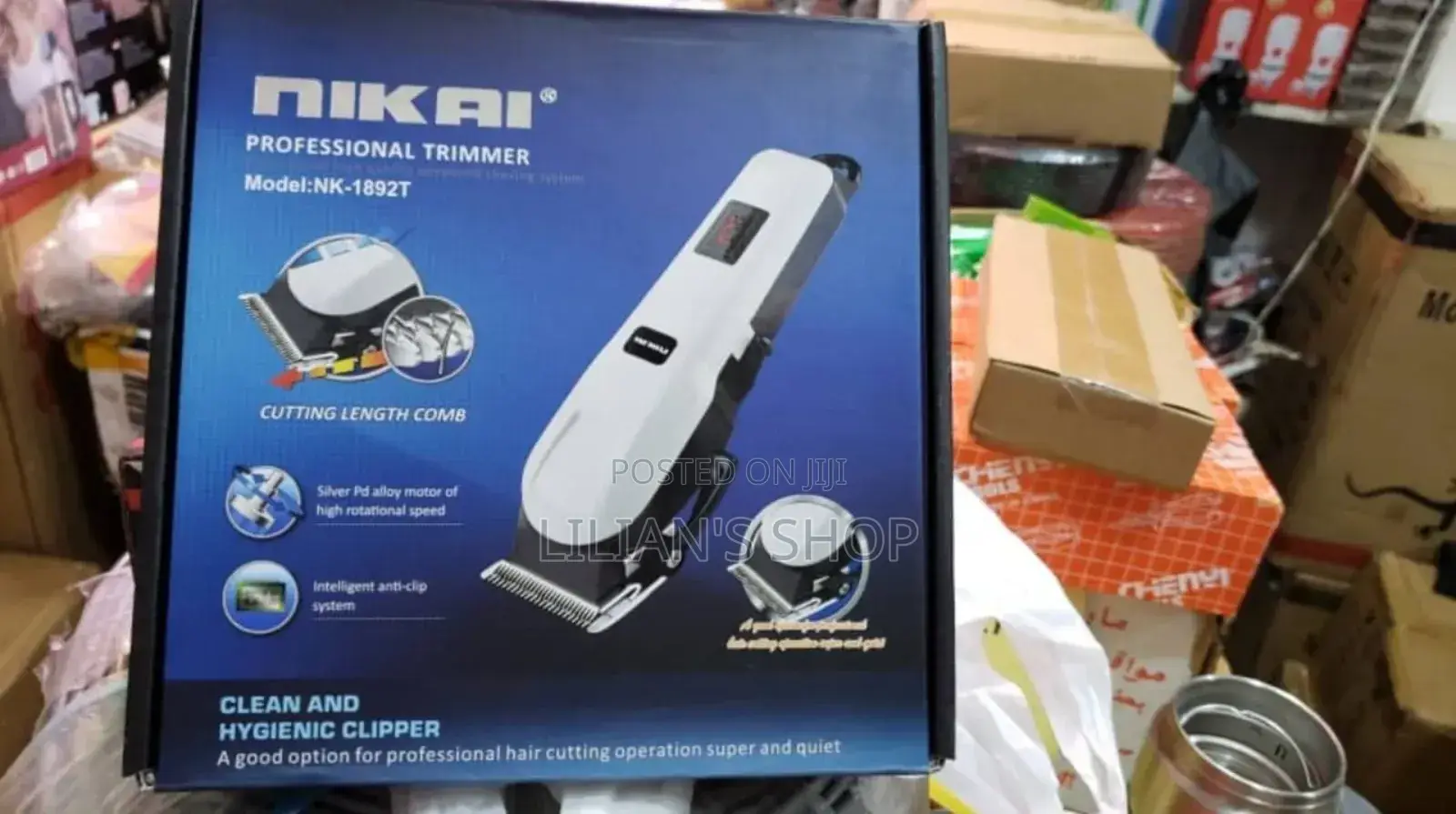 Nikai Professional Hair Clipper - Rechargeable