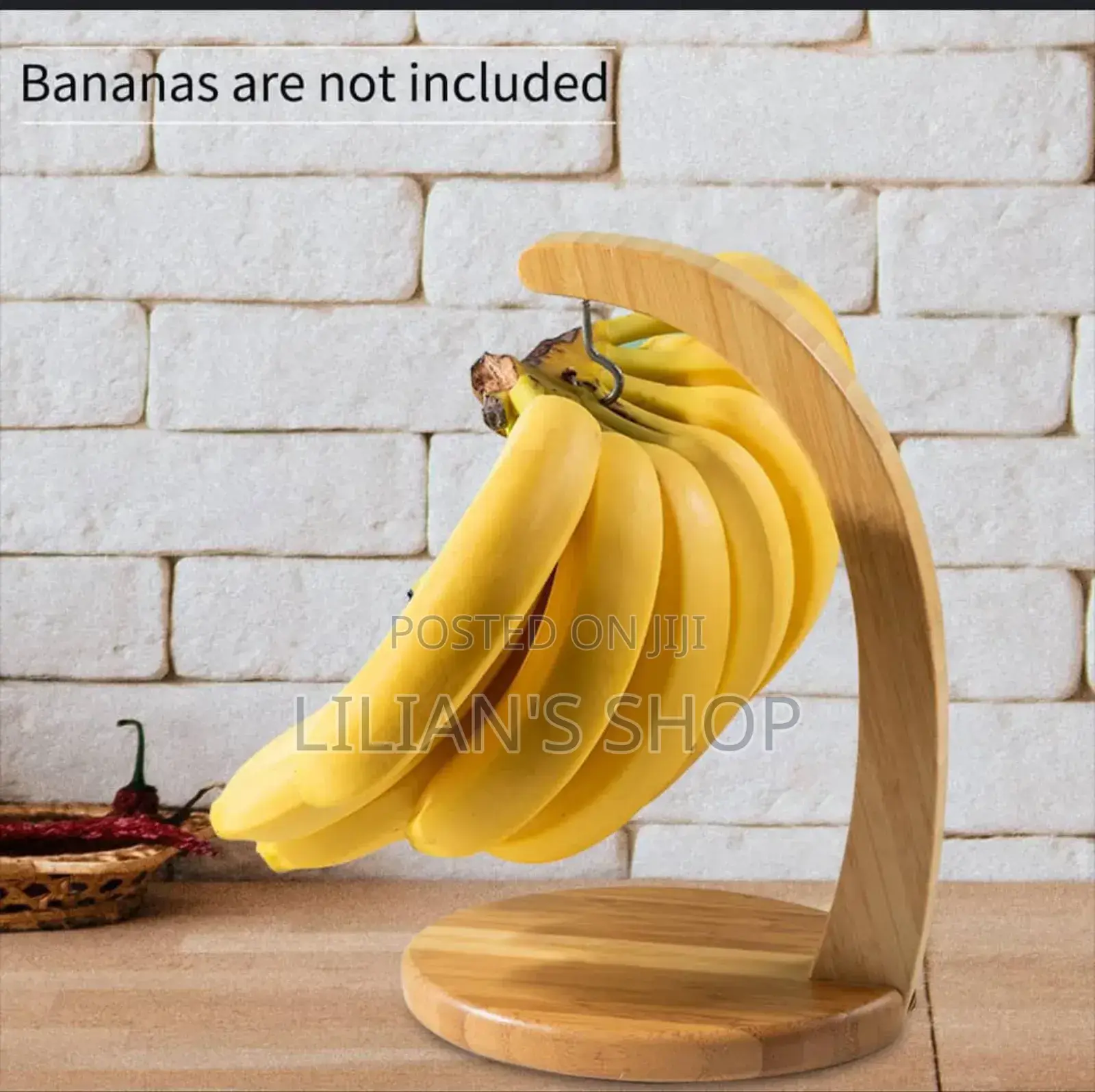 Wooden Banana Hanger Hook Holder