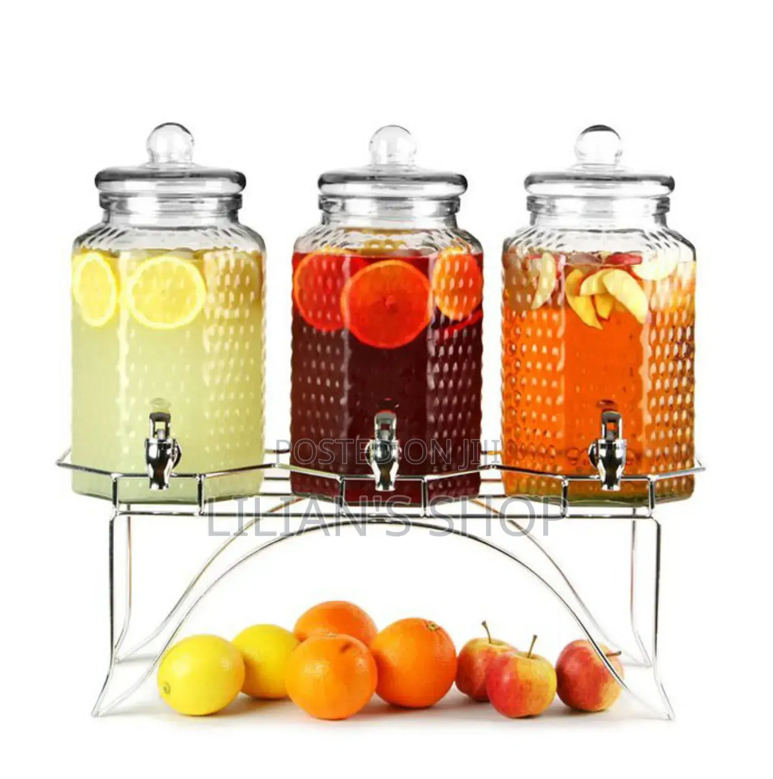 Tripple Non Electric Juice Despenser With Tap