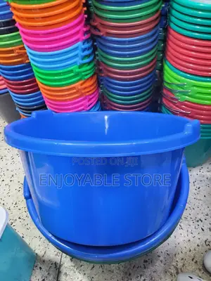 Blue Plastic Basins Heavy Duty