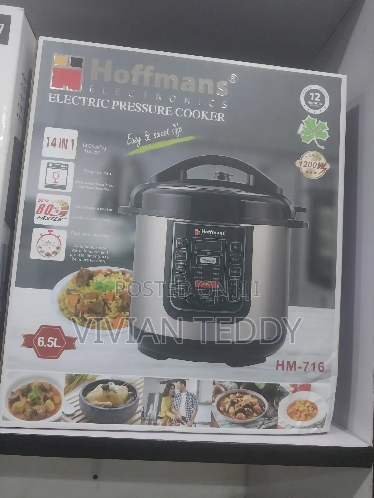 Hoffman Pressur Cooker Brand New 6.5 L