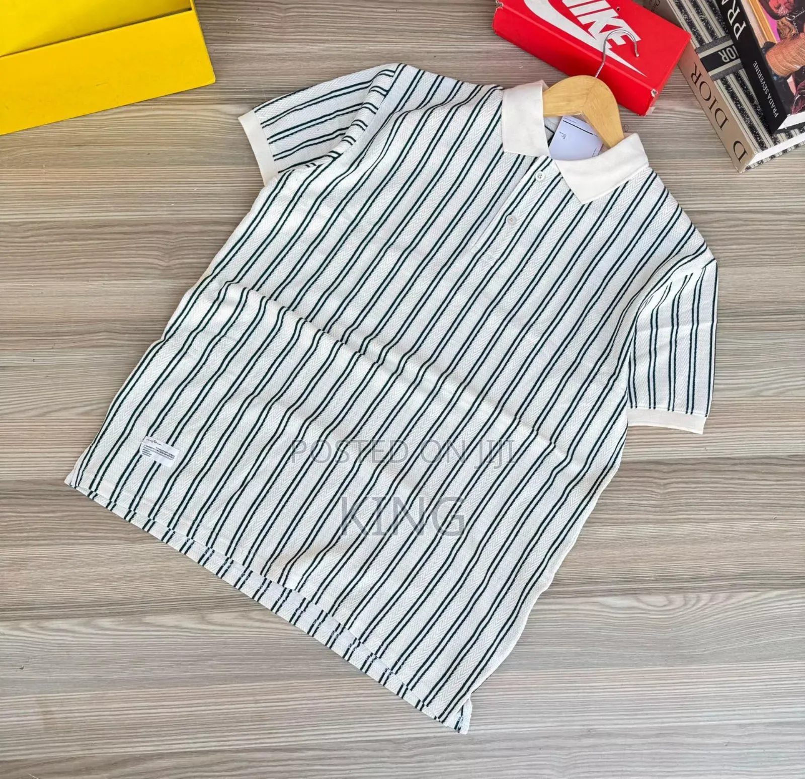 Chief Collar Stripes T-Shirt