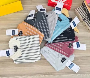 Photo - Diplomat Collar Stripes T-Shirt