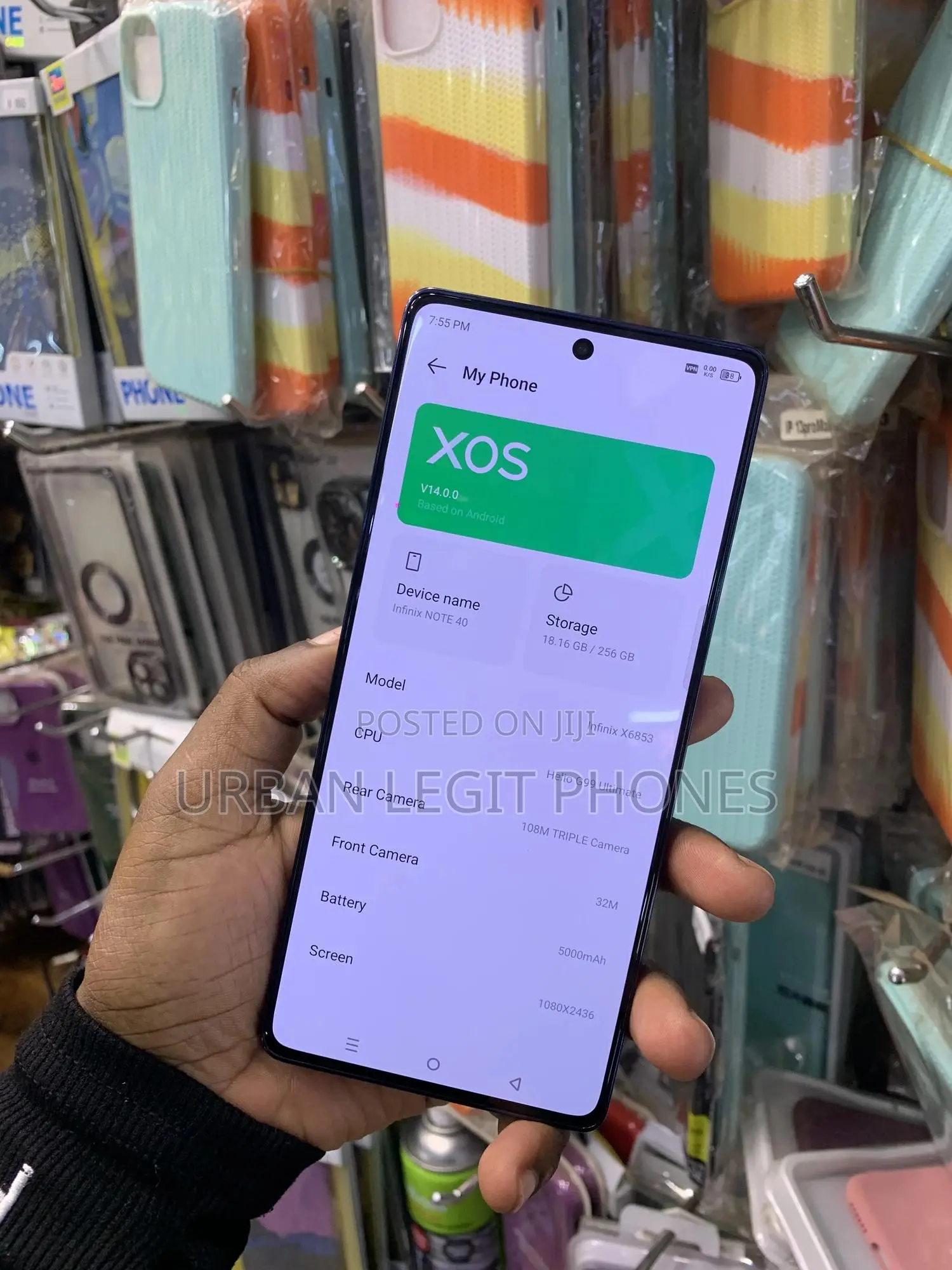 Infinix Note 40 256 GB Black