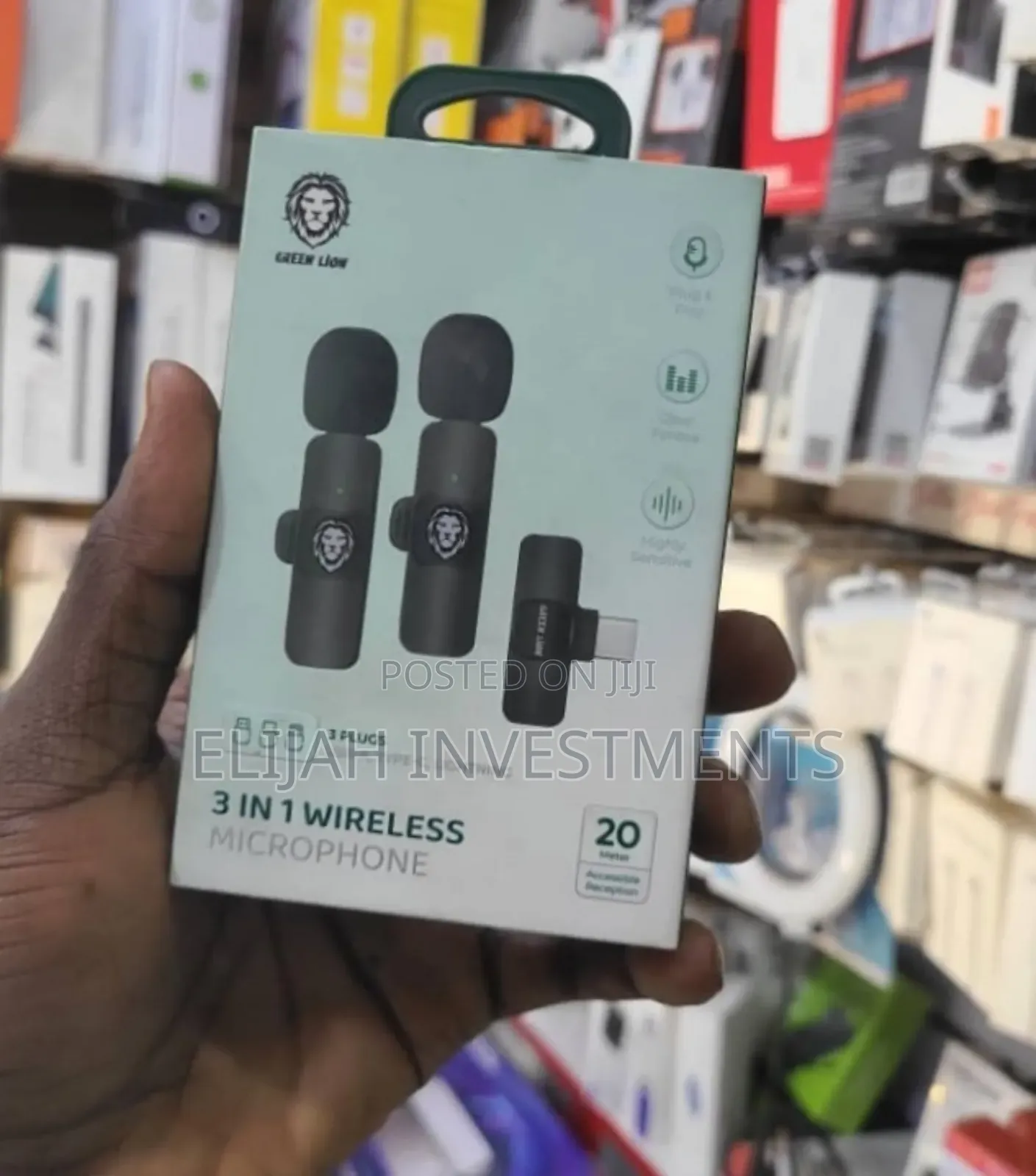 New Wireless Green Lion Microphone