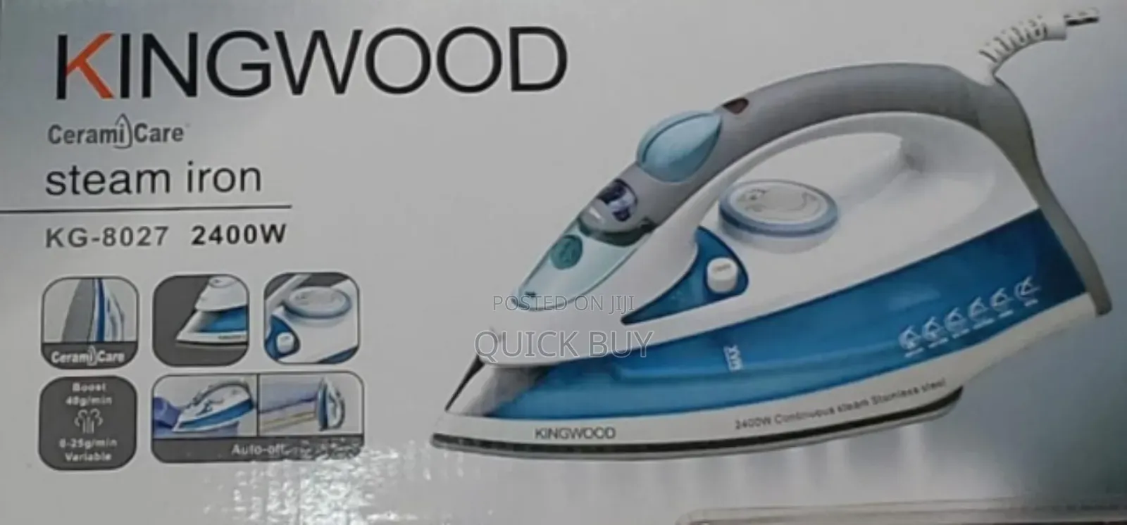 Original Brand New Kingwood Steam Iron