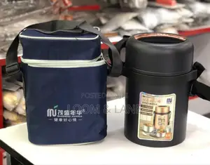 Vacuum Food Flask With Carry Bag