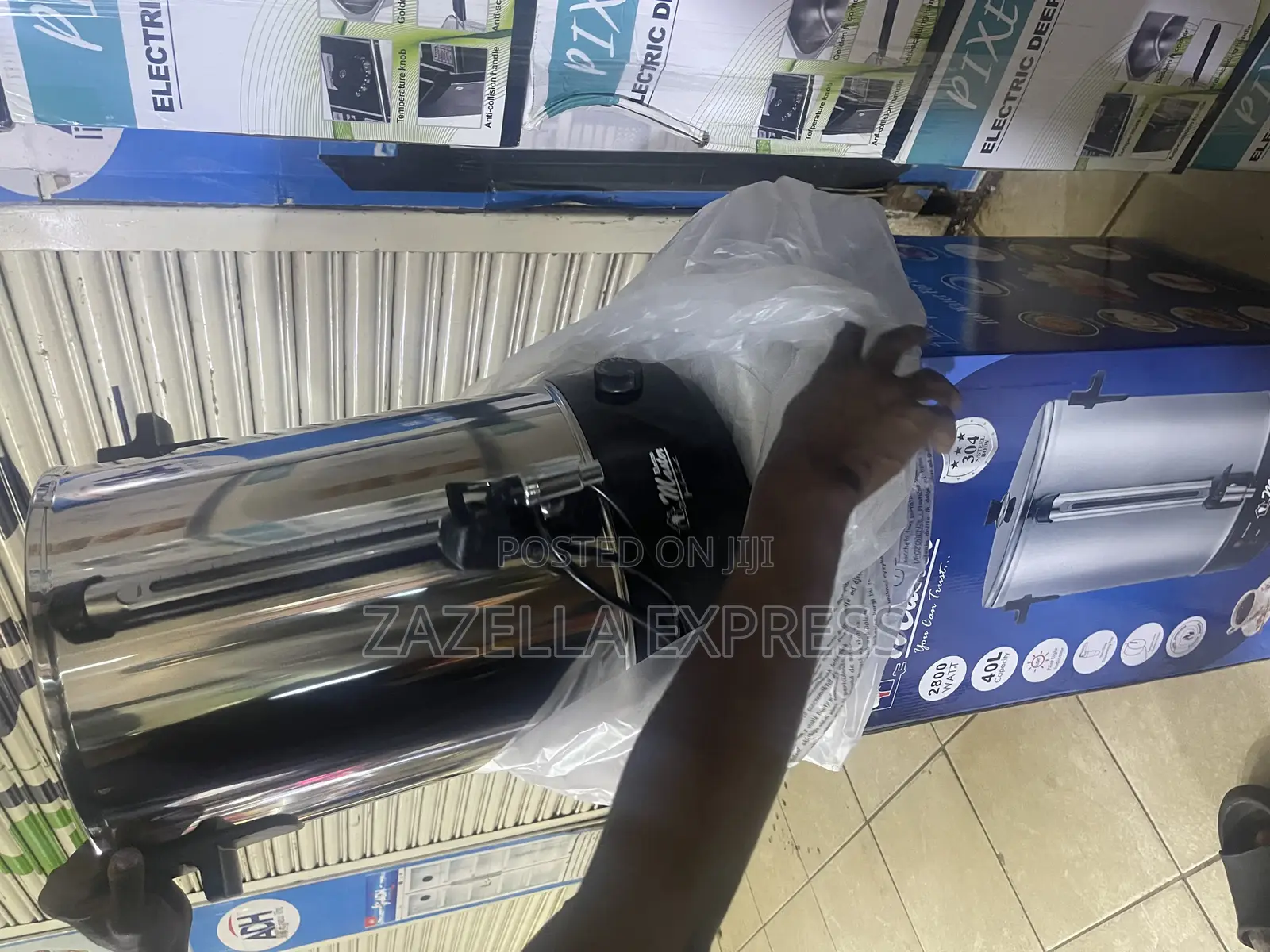 Electro Master 40L Water Boiler Stainless Steel