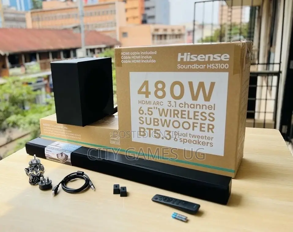 Hisense 3.1 Soundbar-480w