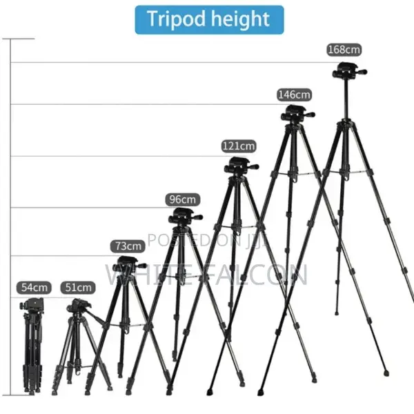 Camera Tripod Stand Heavy Duty, Aluminum Alloy, Portable