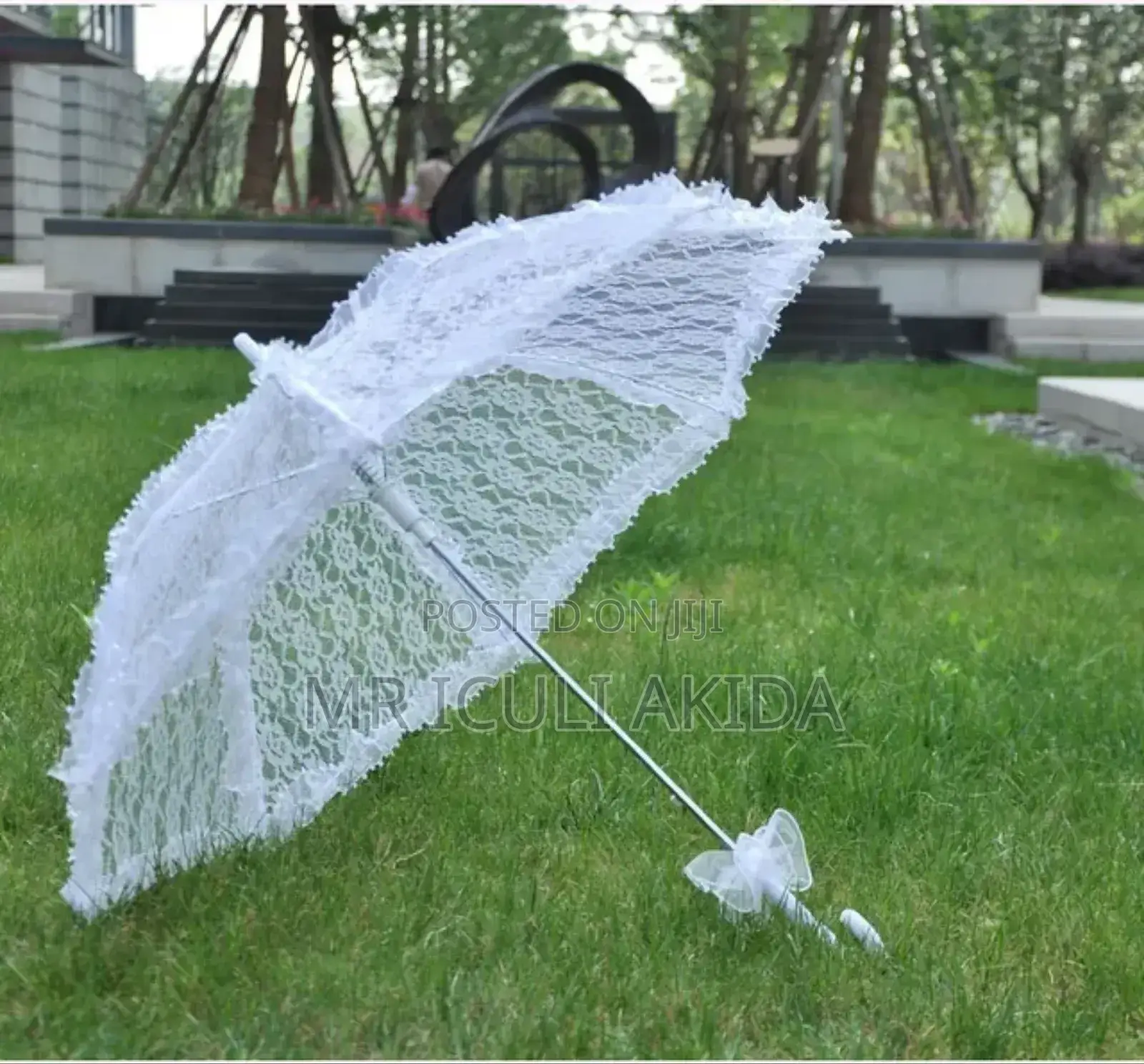 Elegant Craft Romantic Bridal Lace Handheld Umbrella