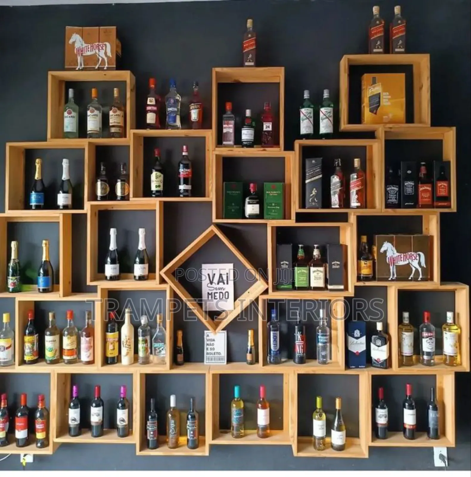 Bar Display Shelves in Any Color