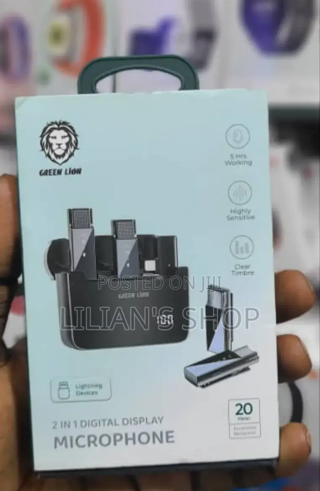 2 In1 Digital Display Wireless Microphone