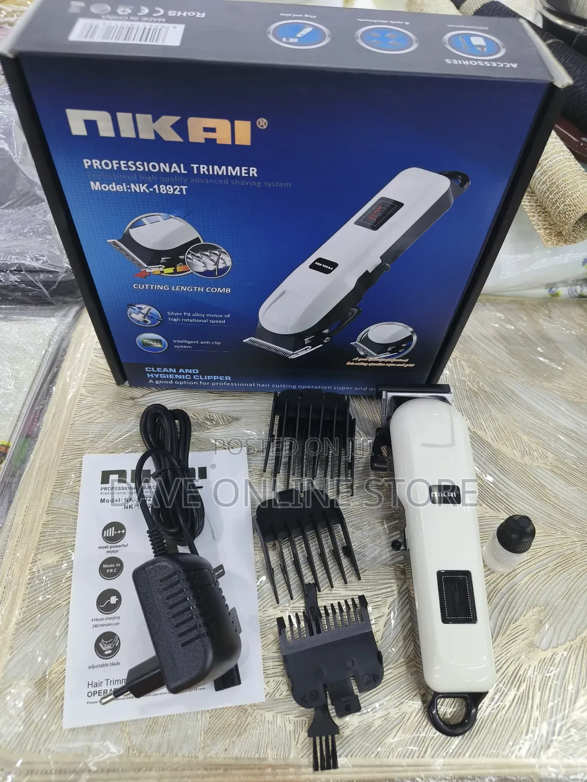 Nikai Rechargeable Hair Trimmer NK-1892T( New