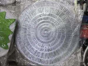 Taktik Round Silver Place Mats Table Mats