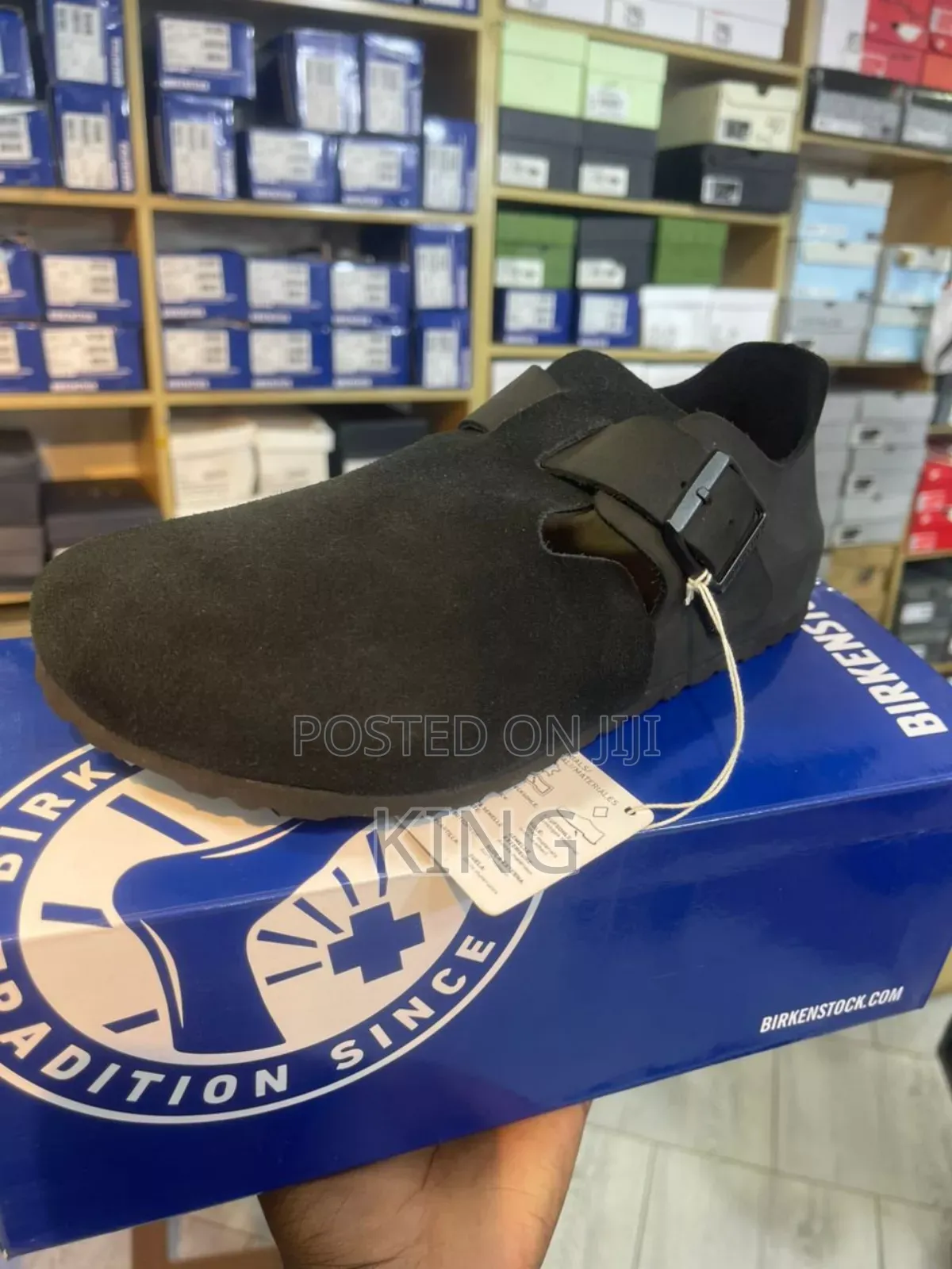 Proper Birkenstock London Suede Shoes