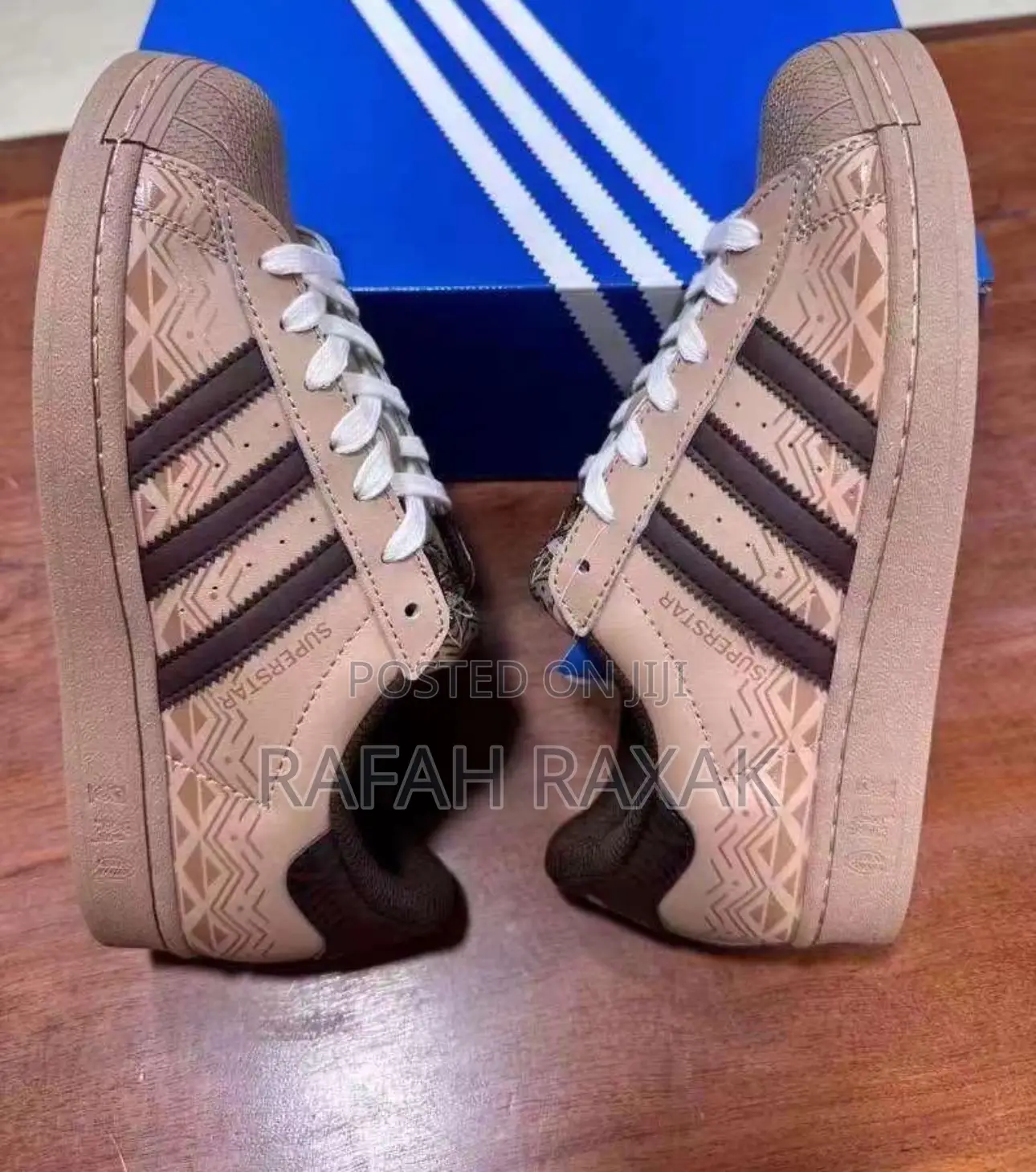 Original Adidas Superstar “Magic Beige Tribal” Sneakers