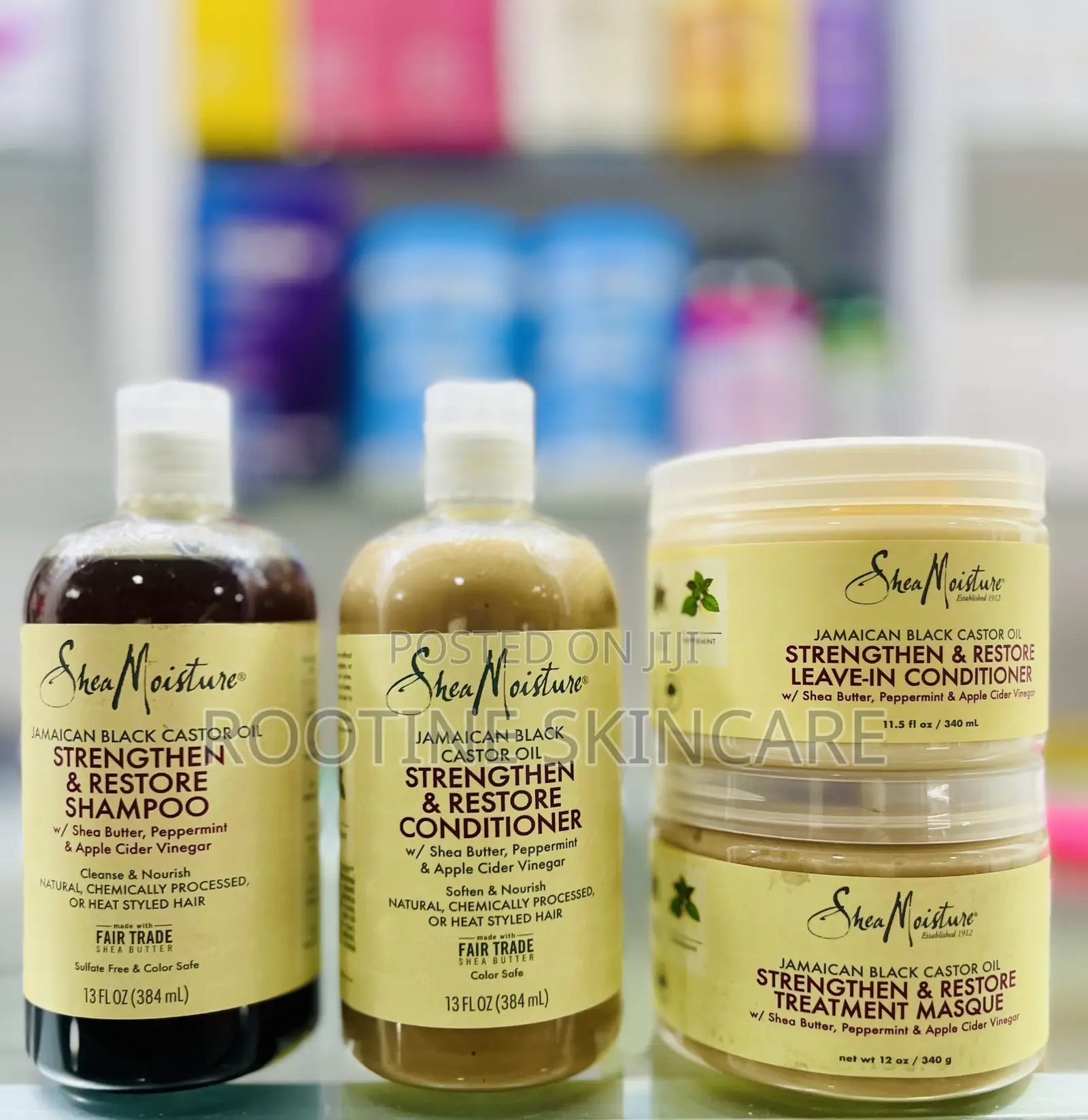 Shea Moisture Jamaican Black Castor Strengthen Restore 4pc