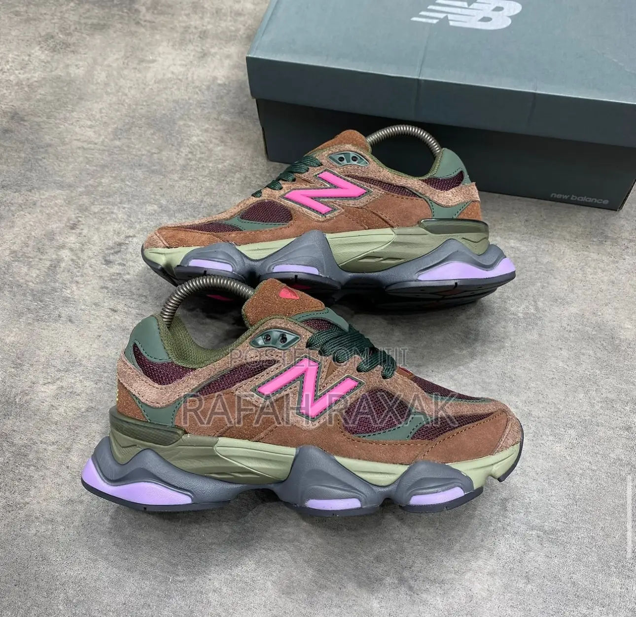 Original Multi Colored Suede New Balance 9060 Sneakers