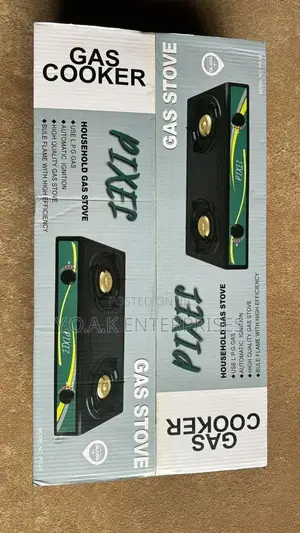 Pixel Glass Gas Burner Double