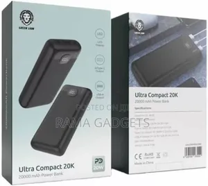 Green Lion Ultra Compact Power Bank PD 20W