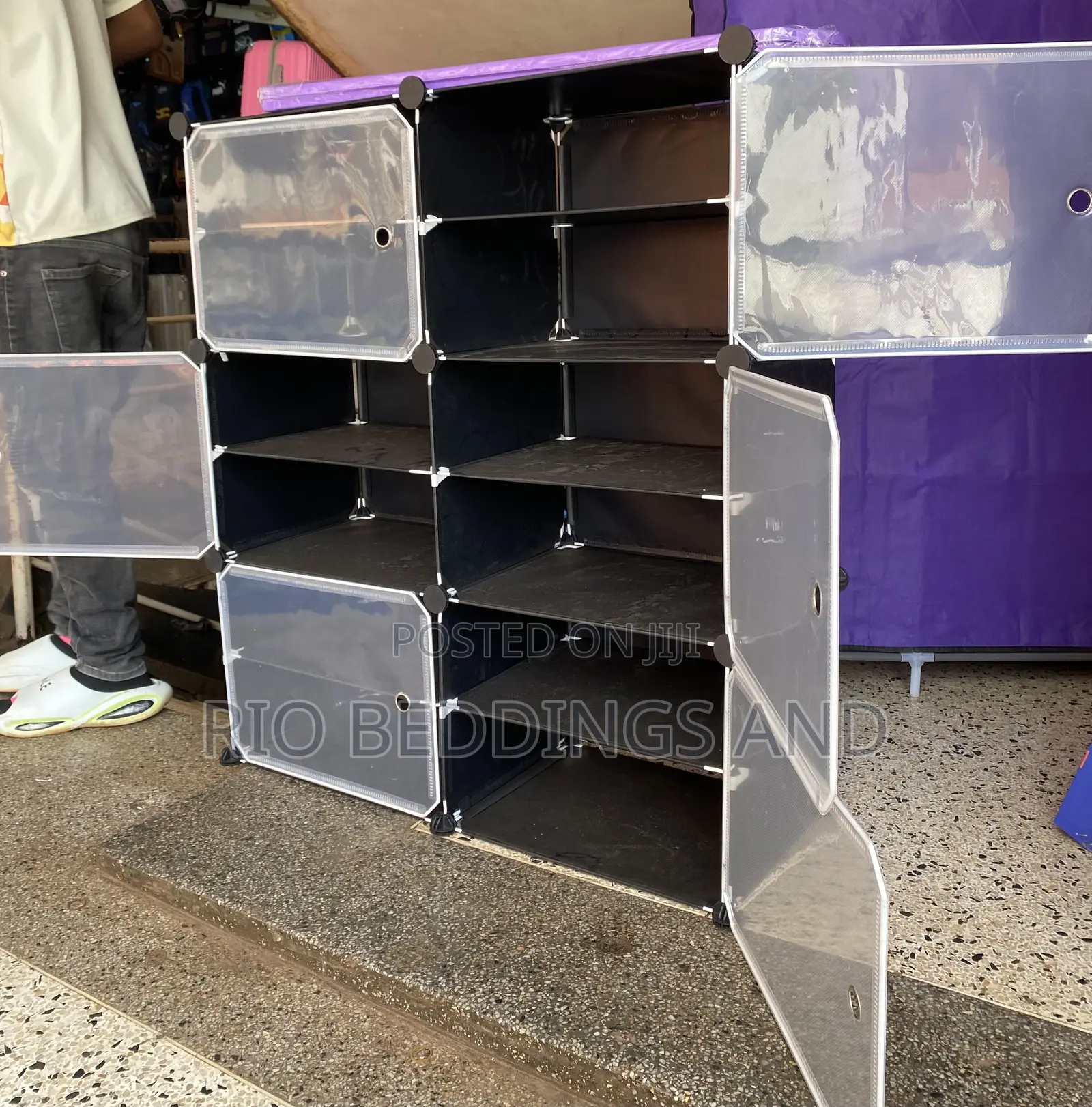 Plastic Shoe Rack With 6 Layers / It Takes 25 Pairs of Shoes