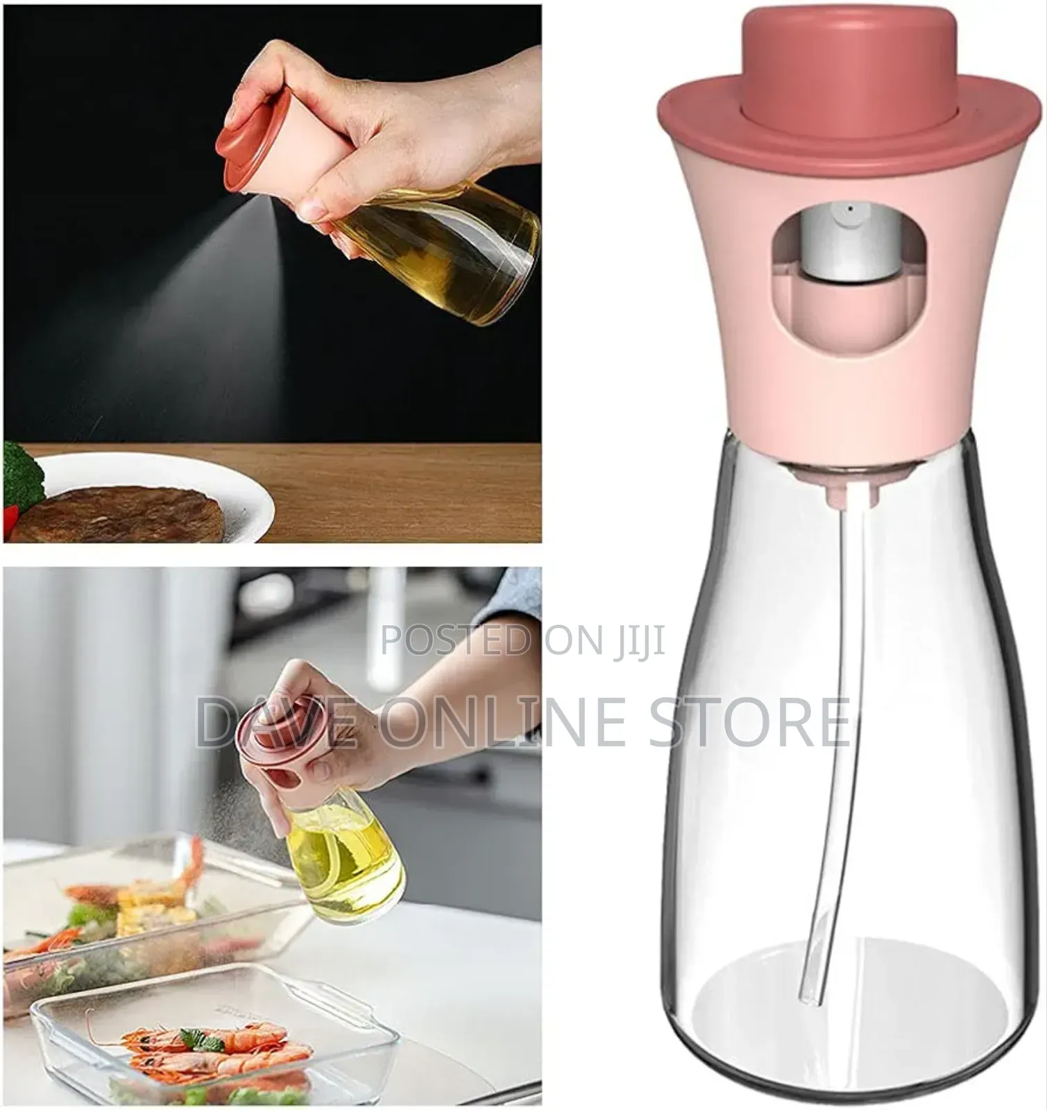 Glass Oil Spray Bottle for Salad Dressing Baking
