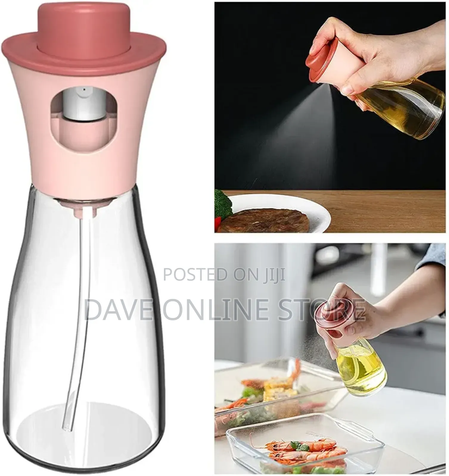Glass Oil Spray Bottle for Salad Dressing Baking