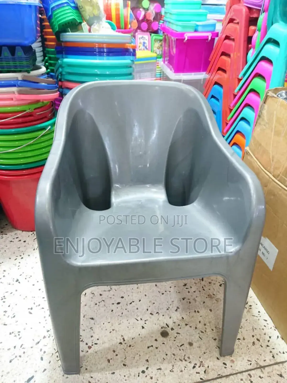 Grey Plastic Sofa Chairs