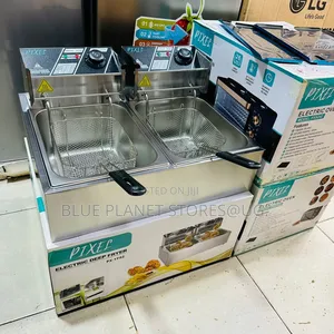Pixel 12litres Electric Double Deep Fryers // 5kw // Yf-82