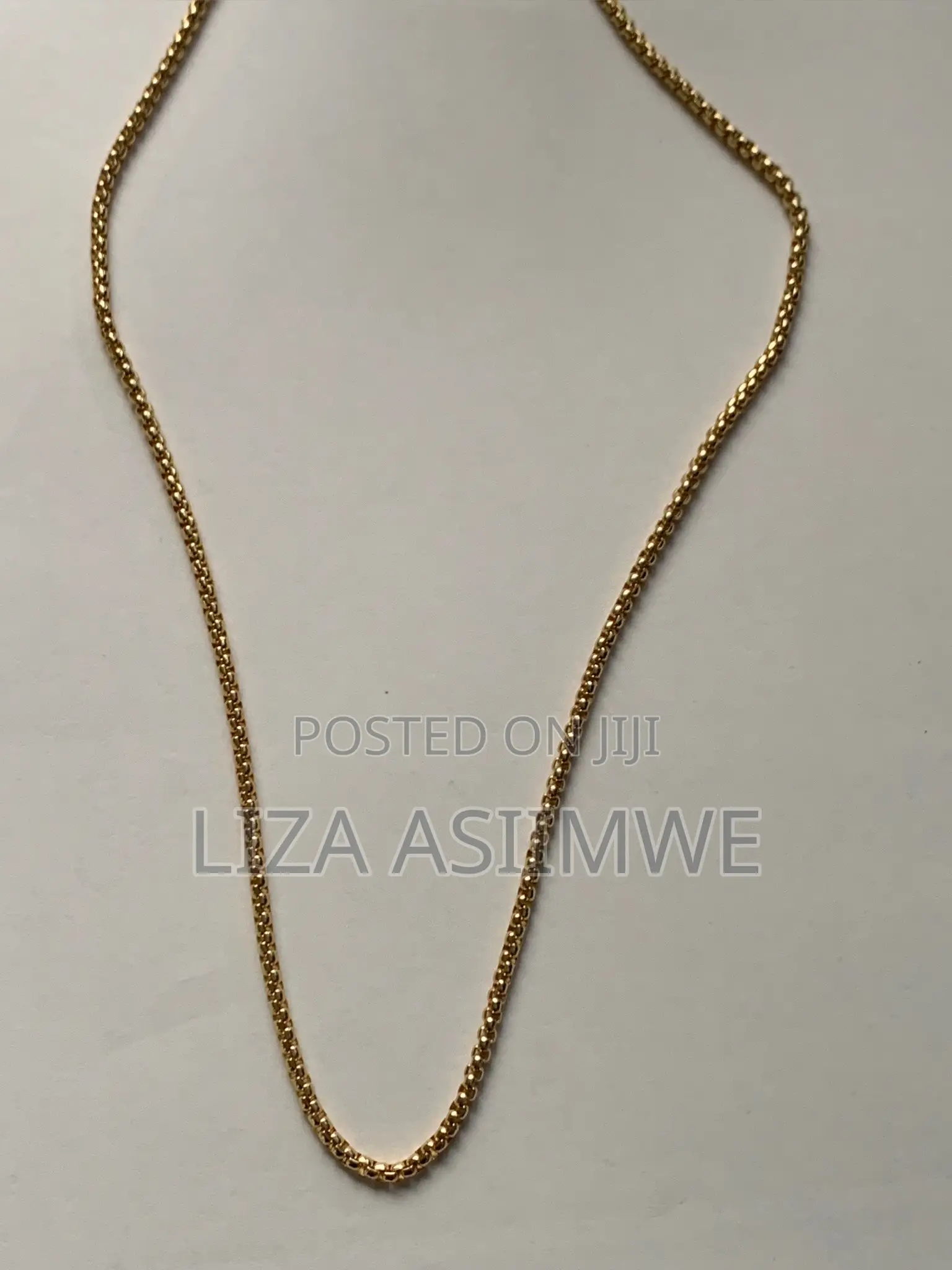Medium Long Gold Necklace