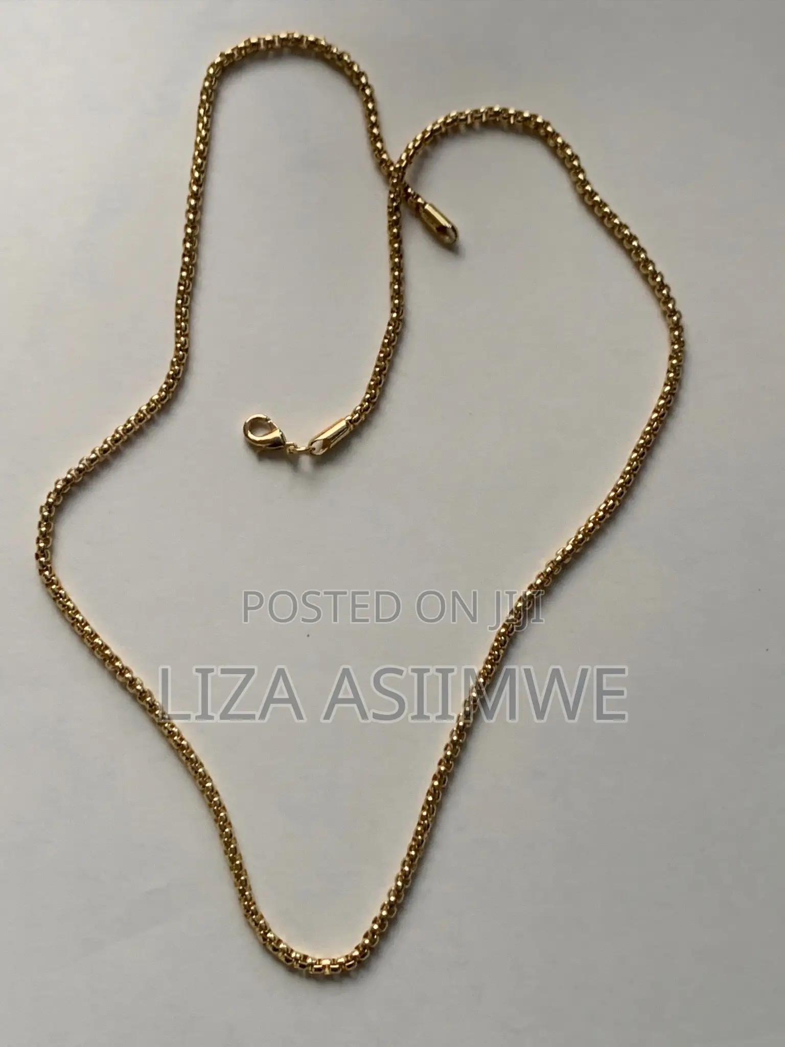 Medium Long Gold Necklace